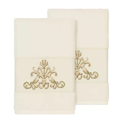 Linum Home Textiles Scarlet 2-pc. Embellished Hand Towel