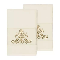 Linum Home Textiles Scarlet 2-pc. Embellished Hand Towel