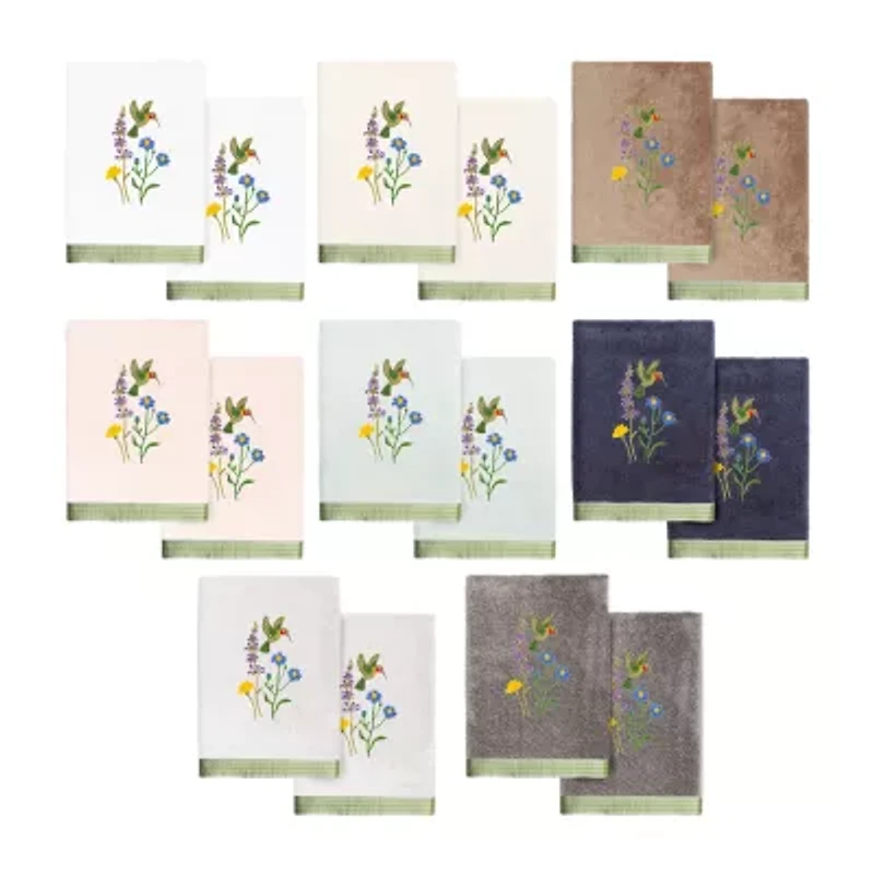 Linum Home Textiles Hada 2-pc. Embellished Hand Towel