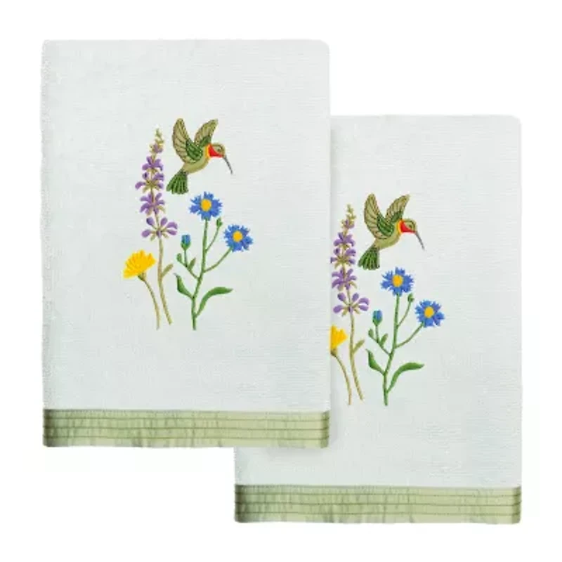 Linum Home Textiles Hada 2-pc. Embellished Hand Towel