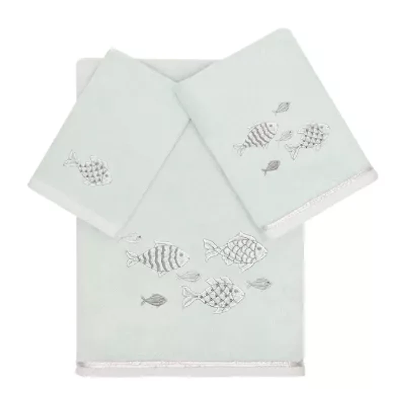 Linum Home Textiles Figi Embellished 3-pc. Bath Towel Set