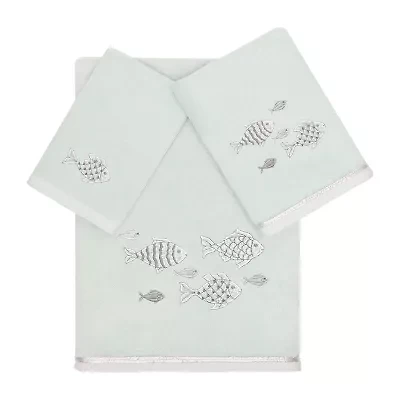 Linum Home Textiles Figi Embellished 3-pc. Bath Towel Set