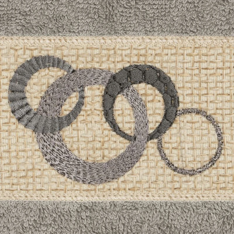 Linum Home Textiles Annabelle Embellished 3-pc. Bath Towel Set