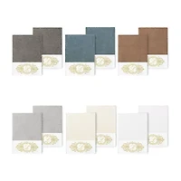 Linum Home Textiles Monica Gold Embellished 2-pc. Bath Towel Set