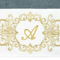 Linum Home Textiles Monica Gold Embellished 2-pc. Bath Towel Set