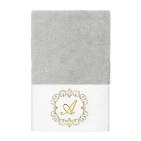 Linum Home Textiles Monica Gold 2-pc. Embellished Hand Towel