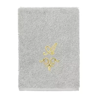 Linum Home Textiles Monica Gold 2-pc. Embellished Washcloth