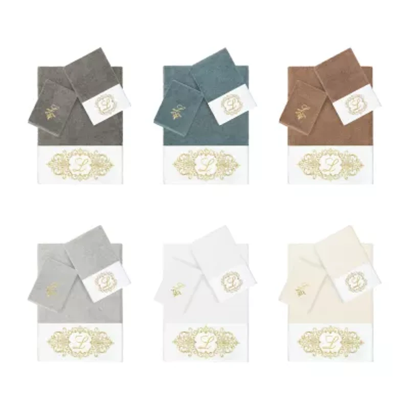 Linum Home Textiles Monica Gold 3-pc. Bath Towel Set