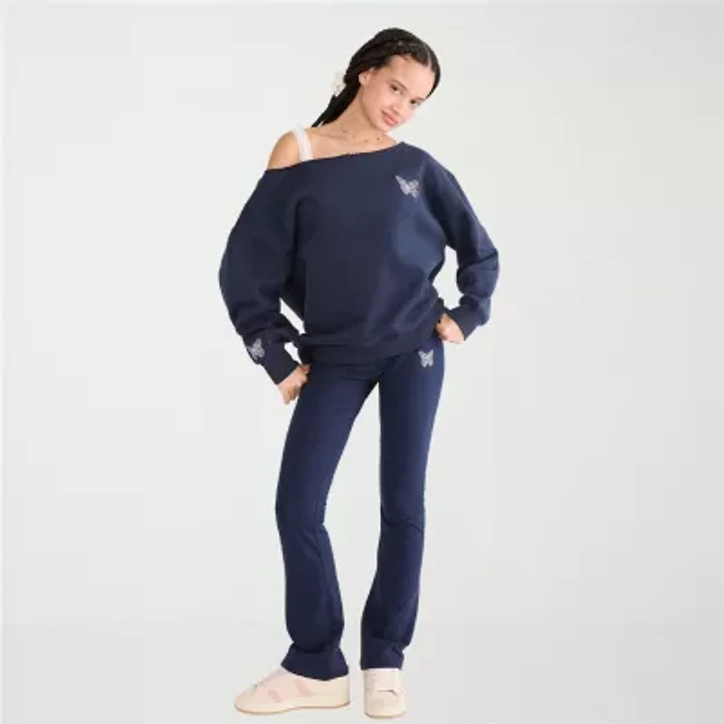 AEROPOSTALE Womens Juniors Long Sleeve Sweatshirt