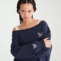 AEROPOSTALE Womens Juniors Long Sleeve Sweatshirt