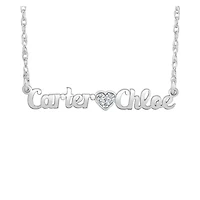 Personalized Diamond Accent Name Necklace
