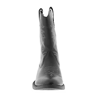 Deer Stags Little & Big Kid Unisex Ranch Block Heel Cowboy Boots