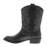 Deer Stags Little & Big Kid Unisex Ranch Block Heel Cowboy Boots
