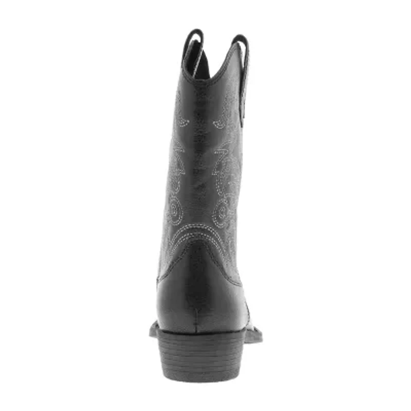 Deer Stags Little & Big Kid Unisex Ranch Block Heel Cowboy Boots