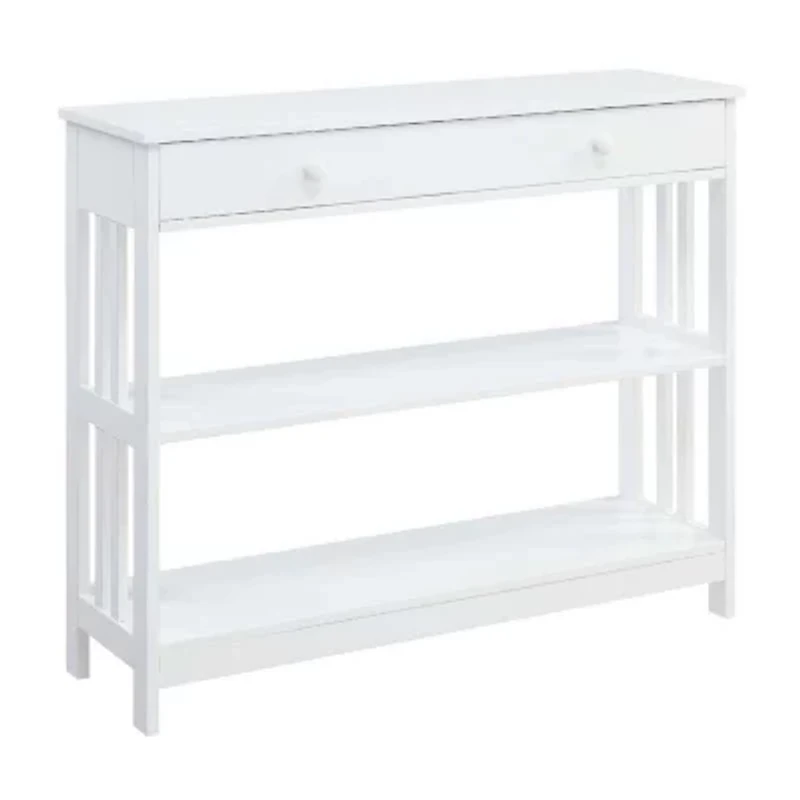 Convenience Concepts Mission 1-Drawer Console Table