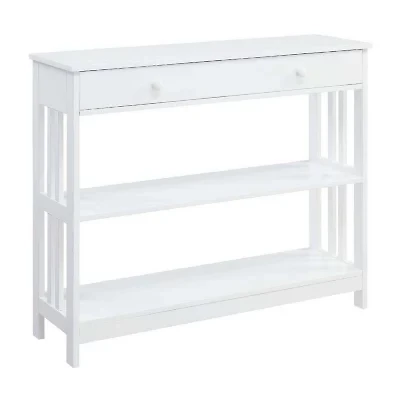 Convenience Concepts Mission 1-Drawer Console Table