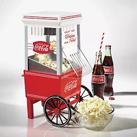 Nostalgia Coca-Cola 12-Cup Hot Air Popcorn Maker