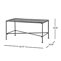Petra Iron Coffee Table