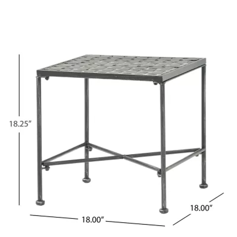Petra Iron Side Table