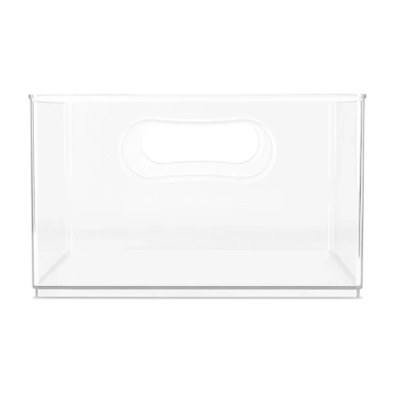 Home Expressions Large Clear Stackable Storage Bin