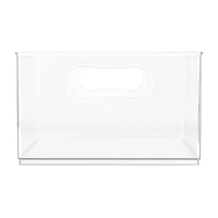 Home Expressions Large Clear Stackable Storage Bin