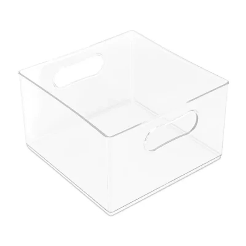 Home Expressions Large Clear Stackable Storage Bin