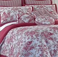 Laurel Manor Toile Garden Cotton Euro Sham