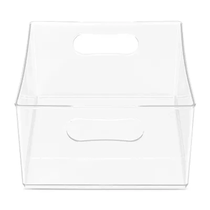 Home Expressions Large Clear Stackable Storage Bin