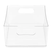 Home Expressions Large Clear Stackable Storage Bin