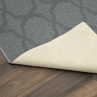 Garland Sparta Geometric Stain Resistant Indoor Square Area Rug