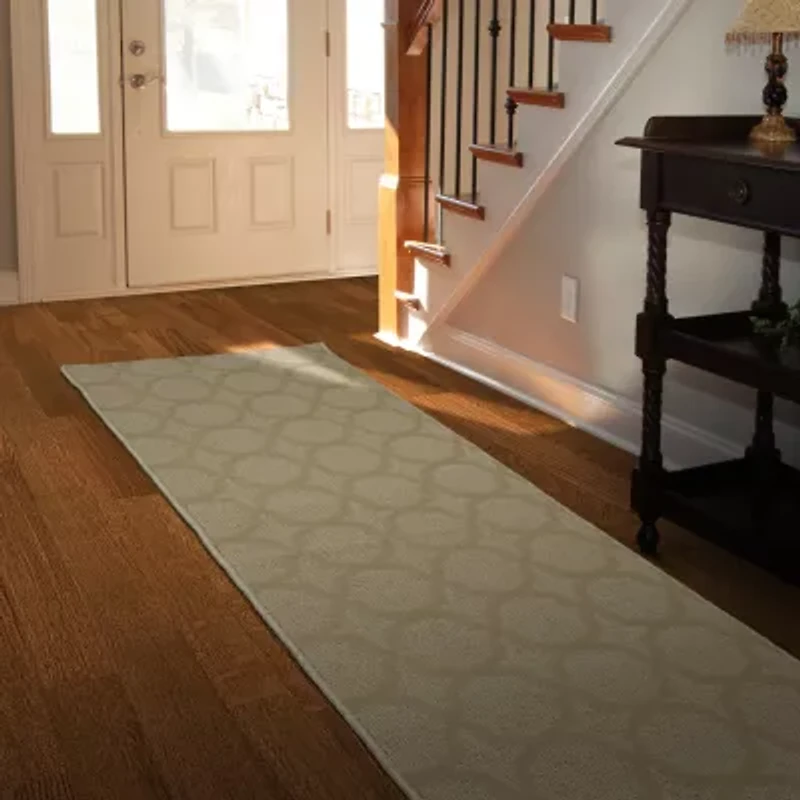 Garland Sparta Geometric Stain Resistant Indoor Rectangular Runner