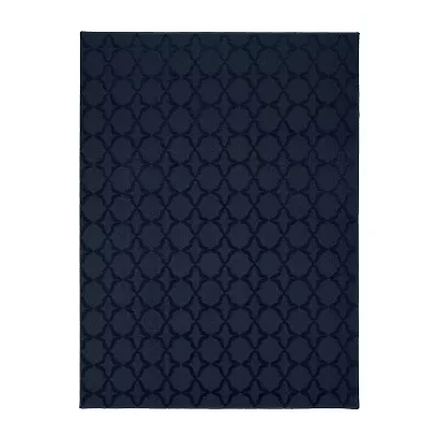Garland Sparta Geometric Stain Resistant Indoor Rectangular Area Rug