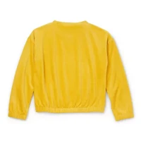 Thereabouts Little & Big Girls Round Neck Long Sleeve Sweatshirt