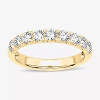 9-Stone (H-I / Si1-Si2) Womens 2 CT. T.W. Lab Grown White Diamond 14K Gold Wedding Band