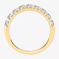 9-Stone (H-I / Si1-Si2) Womens 2 CT. T.W. Lab Grown White Diamond 14K Gold Wedding Band