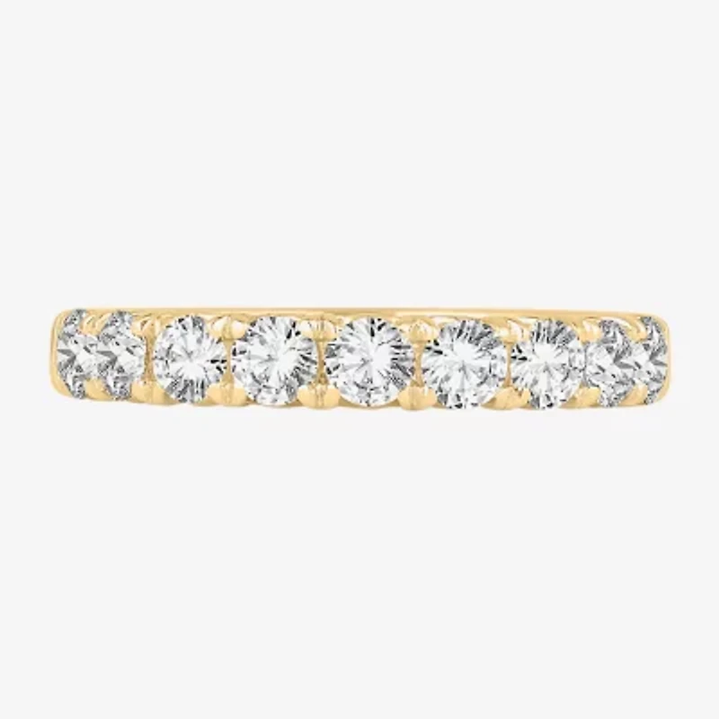 9-Stone (H-I / Si1-Si2) Womens 2 CT. T.W. Lab Grown White Diamond 14K Gold Wedding Band