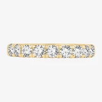 9-Stone (H-I / Si1-Si2) Womens 2 CT. T.W. Lab Grown White Diamond 14K Gold Wedding Band