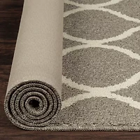 Maples Lattice Skid Resistant Indoor Rectangular Area Rug