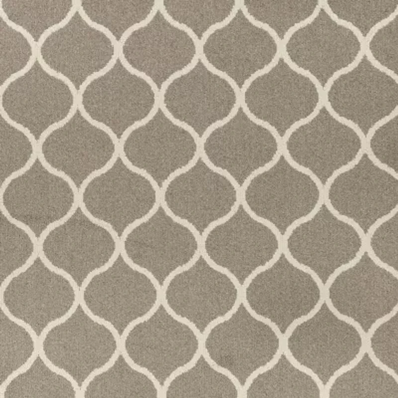 Maples Lattice Skid Resistant Indoor Rectangular Area Rug