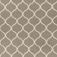 Maples Lattice Skid Resistant Indoor Rectangular Area Rug