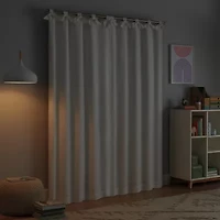 Eclipse Kids Bow Tab Top Blackout Single Curtain Panel