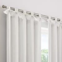 Eclipse Kids Bow Tab Top Blackout Single Curtain Panel