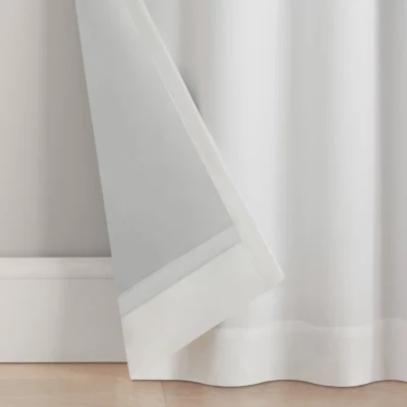 Eclipse Kids Bow Tab Top Blackout Single Curtain Panel