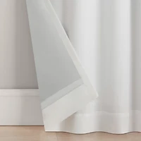 Eclipse Kids Bow Tab Top Blackout Single Curtain Panel