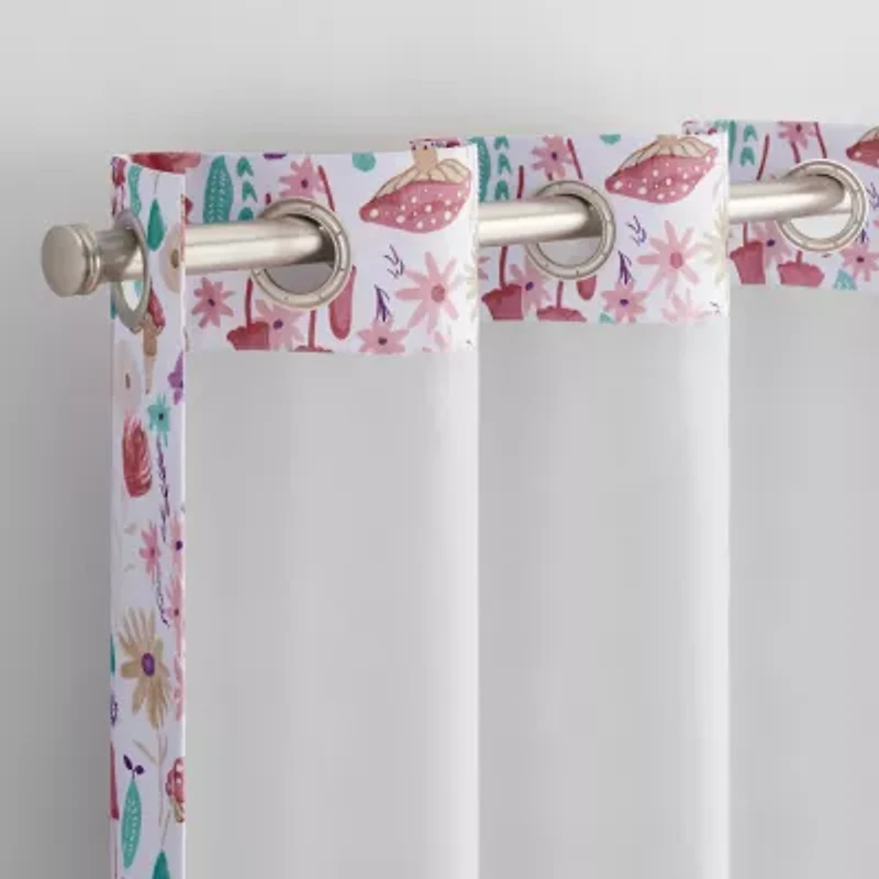 Eclipse Kids Mushroom Grommet Top Blackout Single Curtain Panel