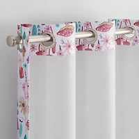 Eclipse Kids Mushroom Grommet Top Blackout Single Curtain Panel