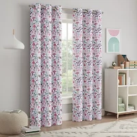 Eclipse Kids Mushroom Grommet Top Blackout Single Curtain Panel