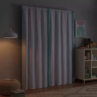 Eclipse Kids Tassel Rod Pocket Blackout Single Curtain Panel