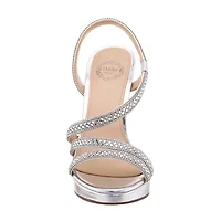 I. Miller Selwyn Womens Open Toe Block Heel Pumps