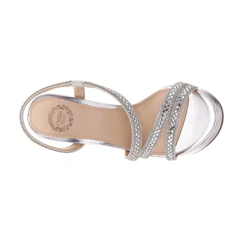 I. Miller Selwyn Womens Round Open Toe Block Heel Pumps